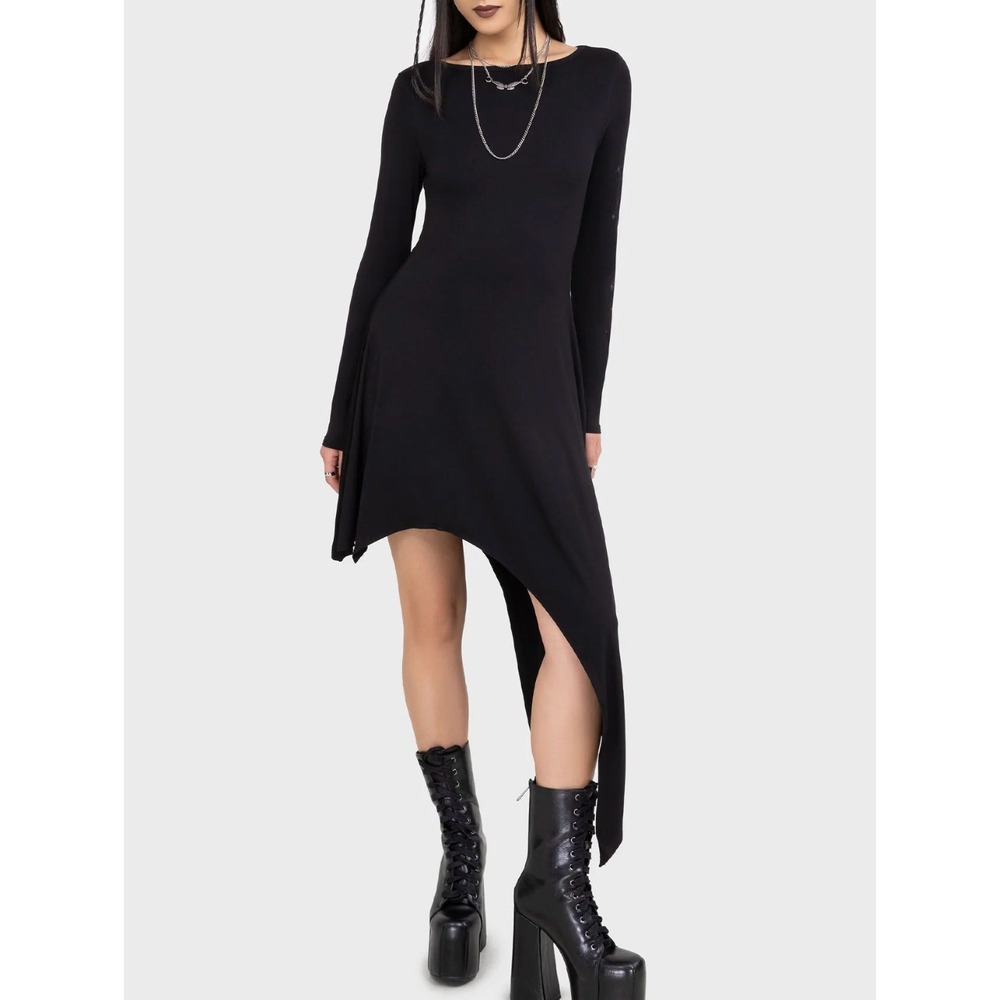 Kill Star x KIHILIST  Crescent Doom Dress in Black Size Medium